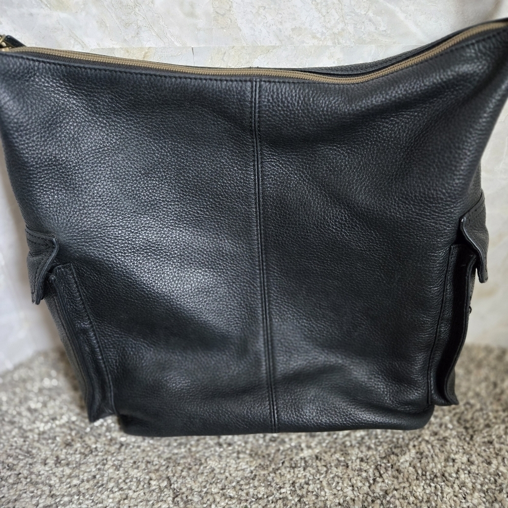 Fossil Black Leather Crossbody Bag - Picture 5 of 13